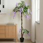 Artificial Purple Bean Blossom Tree 80 x 18 x 160 cm