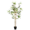 Árbol de Bambú Artificial Verde 55 x 16 x 150 cm Tela y Bambú
