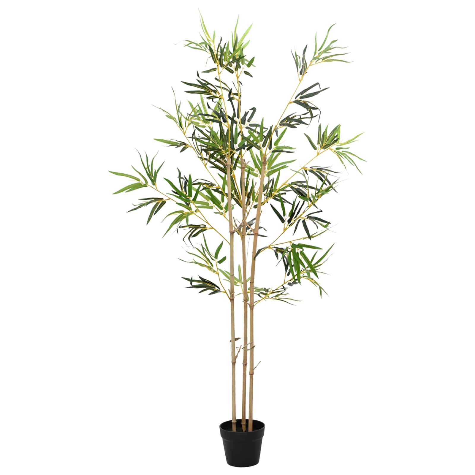 Árbol de Bambú Artificial Verde 55 x 16 x 150 cm Tela y Bambú