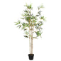 Árbol de Bambú Artificial Verde 55 x 16 x 150 cm Tela y Bambú