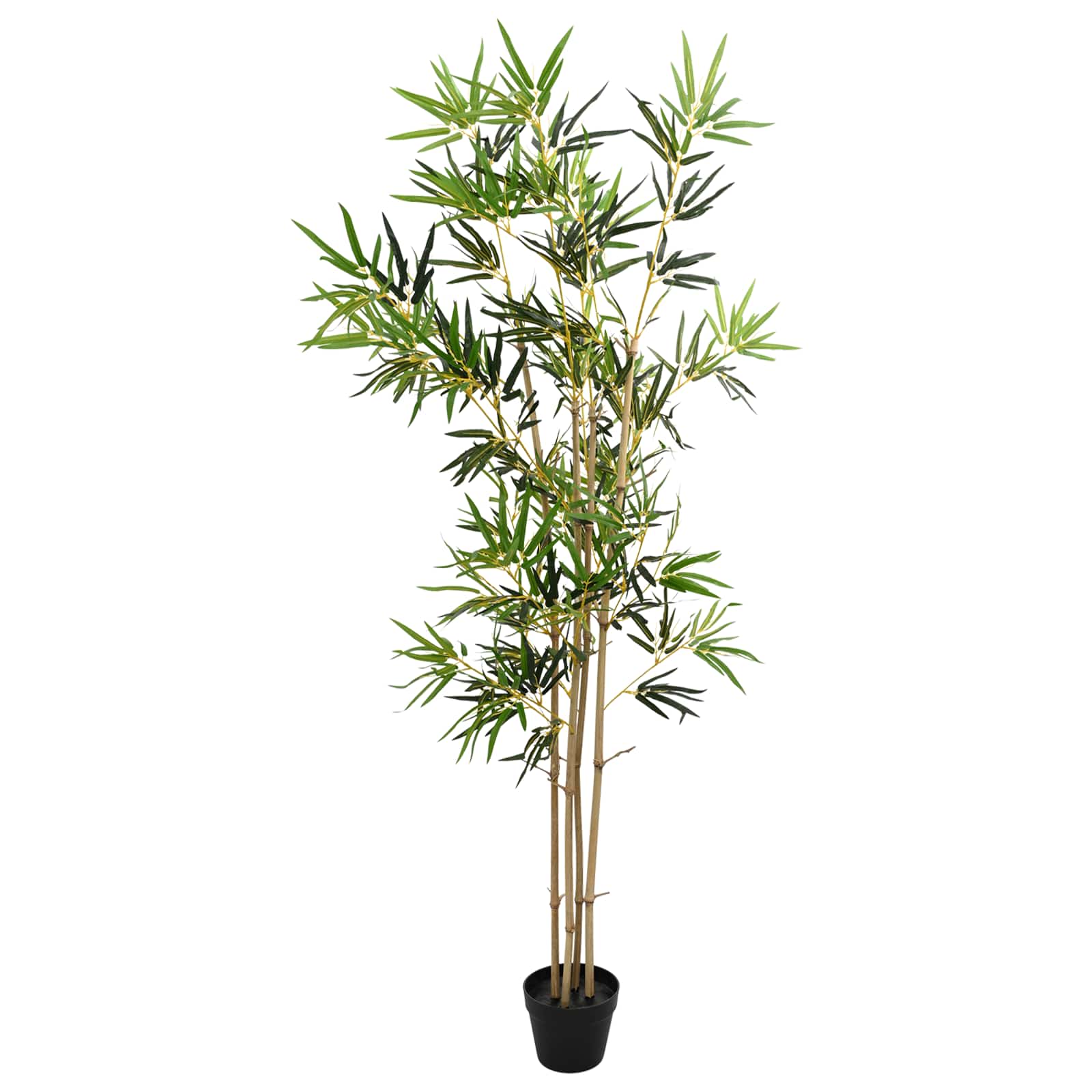 Árbol de Bambú Artificial Verde 55 x 16 x 150 cm Tela y Bambú
