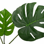 Planta Artificial Monstera Verde 70 x 16 x 130 cm Tela y madera