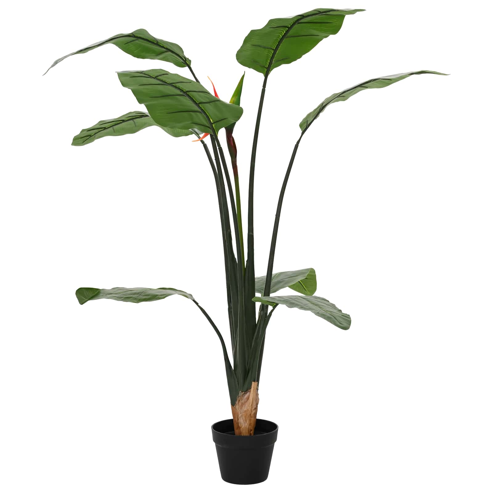 Planta artificial de Strelitzia Verde 70 x 18 x 155 cm
