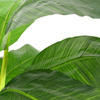 Árbol de banana artificial Verde 125 x 25 x 250 cm Tela y Bambú