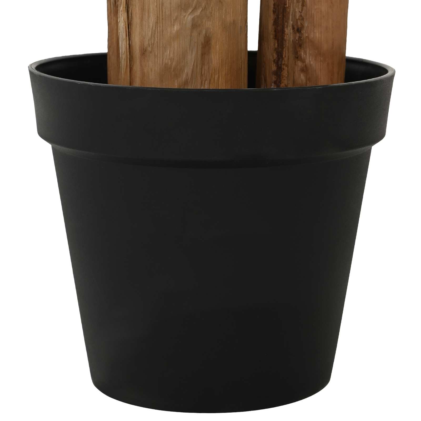 Árbol de banana artificial Verde 125 x 25 x 250 cm Tela y Bambú