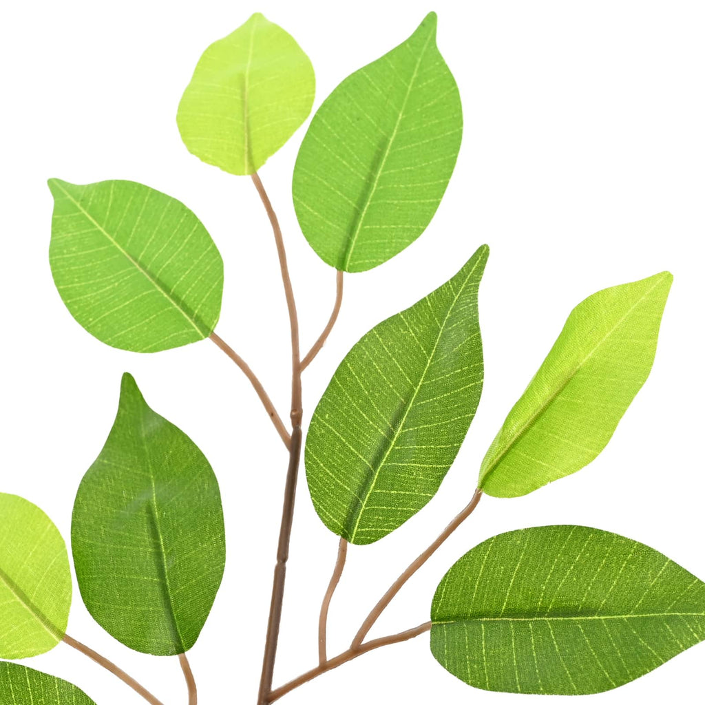 Planta Ficus Artificial Verde 73 x 16 x 60 cm Tela y madera