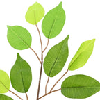 Planta Ficus Artificial Verde 73 x 16 x 60 cm Tela y madera