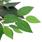 Planta Ficus Artificial Verde 90 x 16 x 110 cm Tela y madera