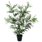 Artificial Green Bamboo Tree 90 x 14 x 80 cm Fabric and Bamboo