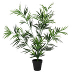 Árbol de Bambú Artificial Verde 90 x 14 x 80 cm Tela y Bambú