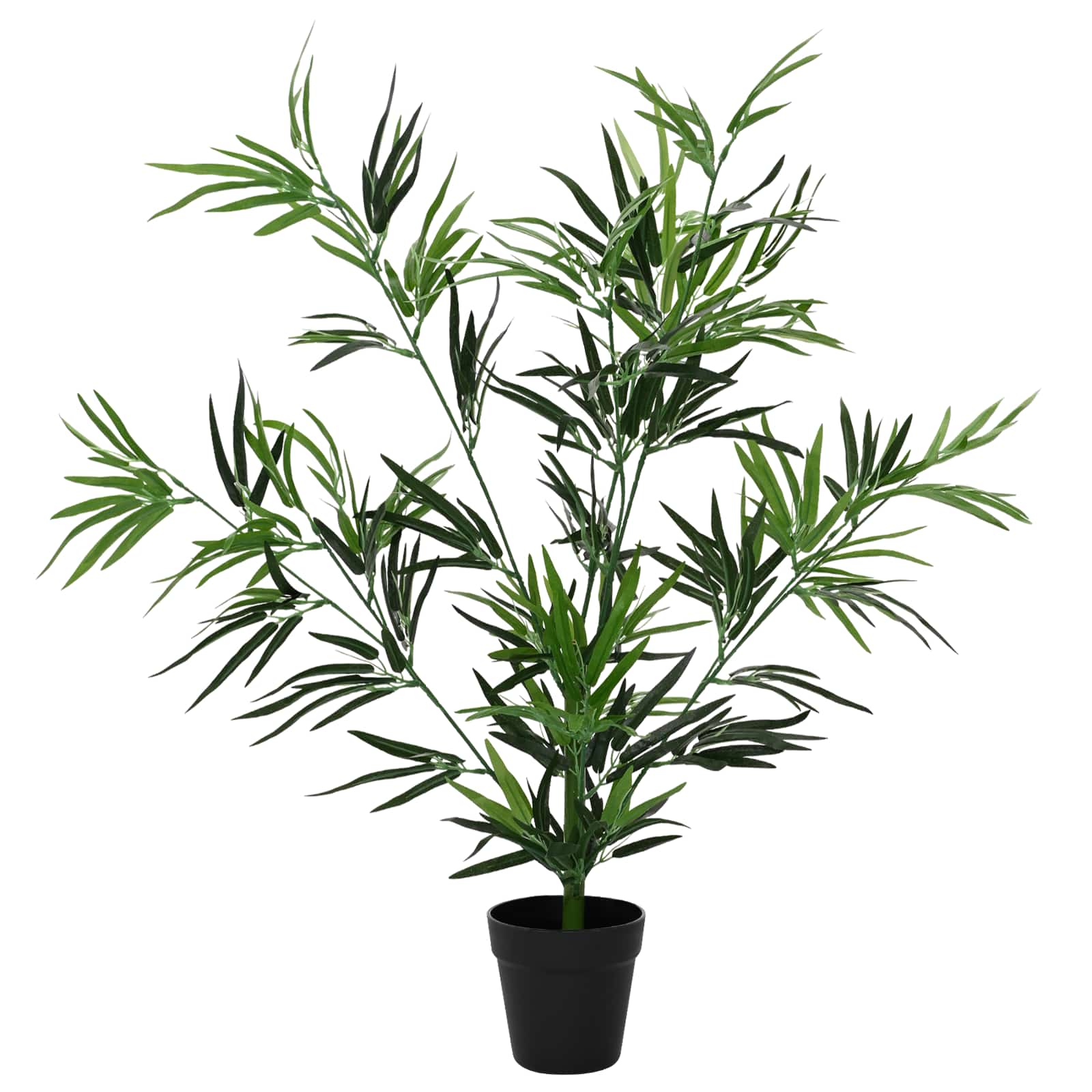 Árbol de Bambú Artificial Verde 90 x 14 x 80 cm Tela y Bambú
