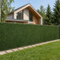 Cerca Artificial Verde claro 1 x 10 m PVC y Acero