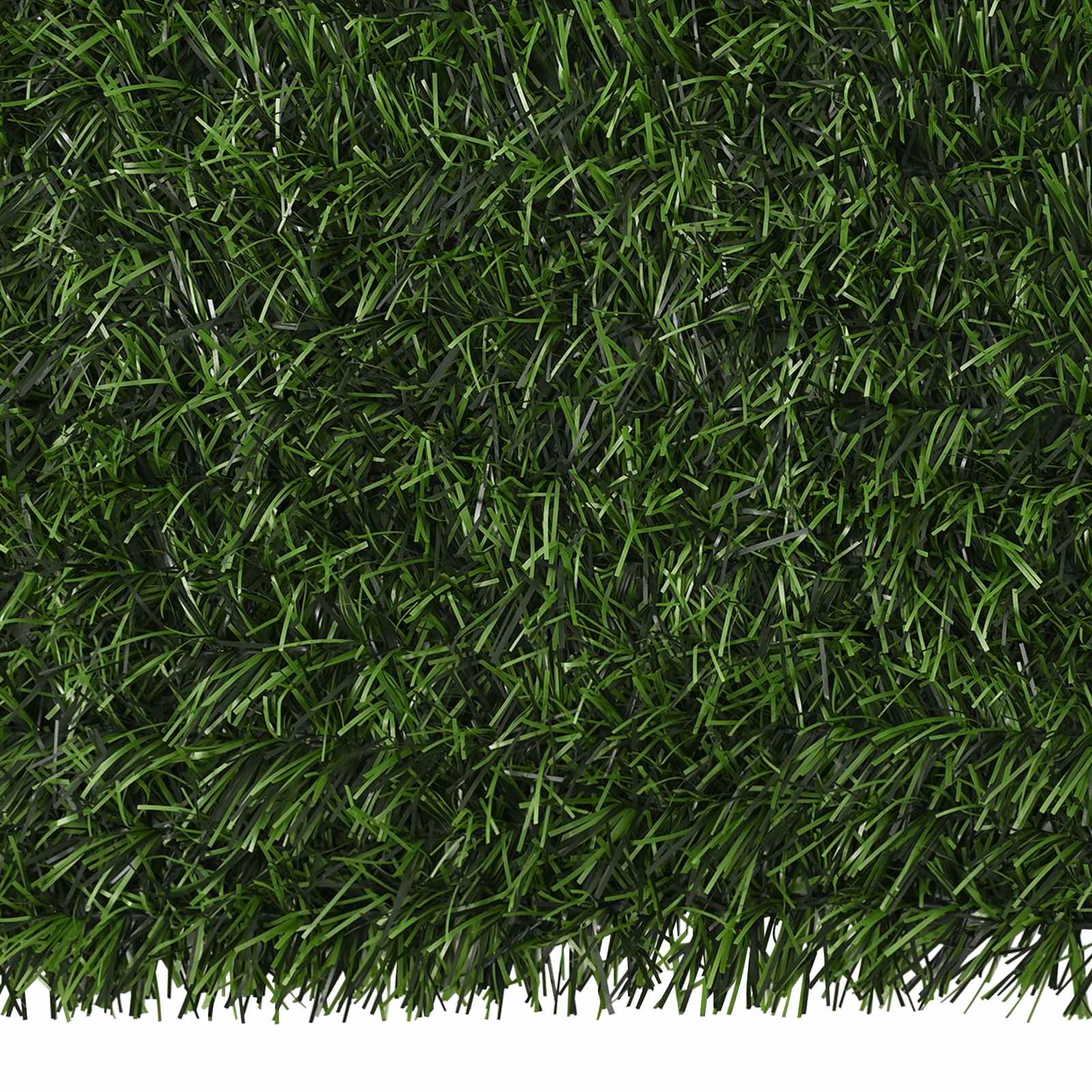 Cerca Artificial Verde claro 1 x 10 m PVC y Acero