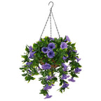 Flores Artificiales Morado 66 x 75 x 70 cm PE y acero
