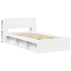 Estructura de cama con almacenamiento Blanco 100 x 200 cm