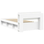 Estructura de cama con almacenamiento Blanco 100 x 200 cm