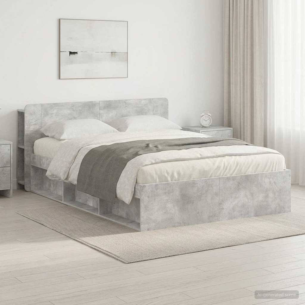 Estructura de cama con almacenamiento Blanco 100 x 200 cm