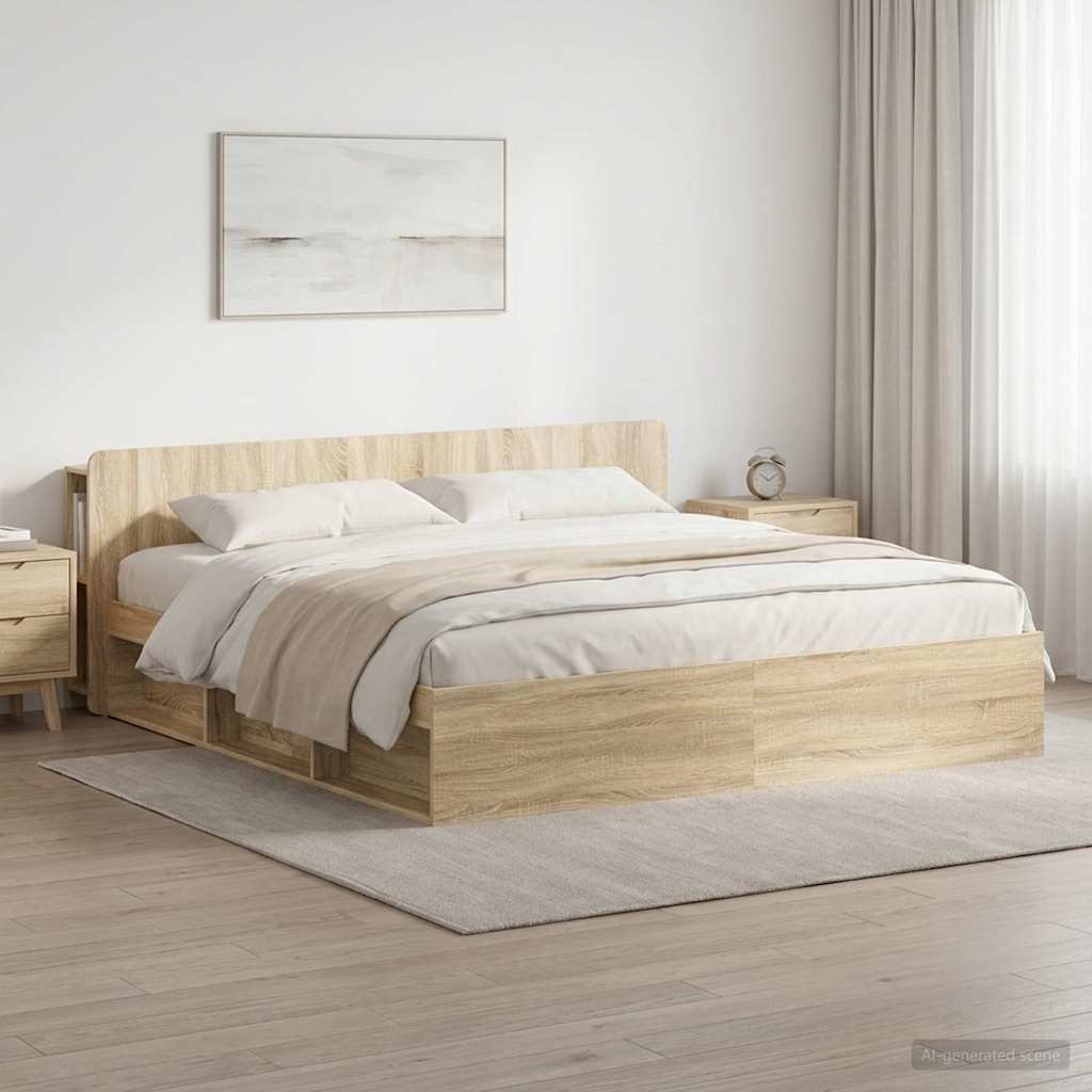 Estructura de cama con almacenamiento Blanco 100 x 200 cm