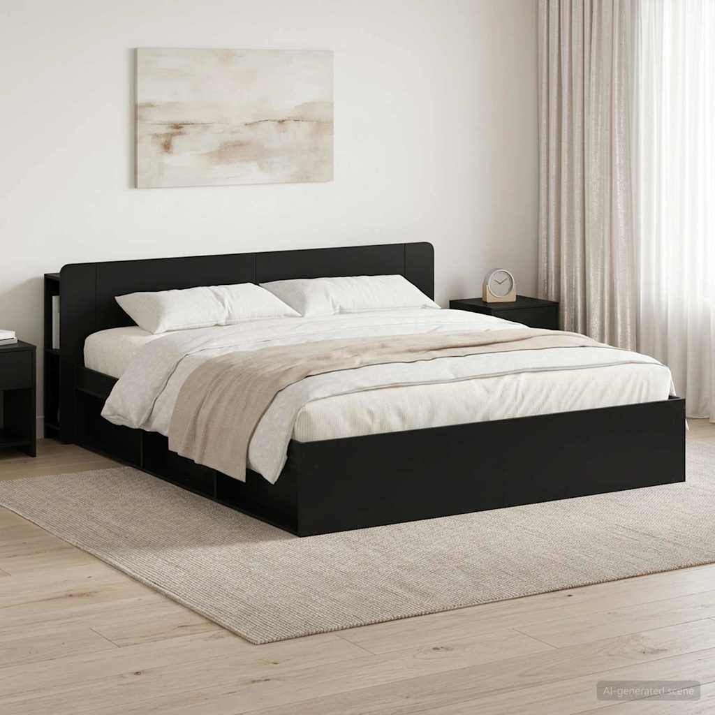 Estructura de cama con almacenamiento Blanco 100 x 200 cm