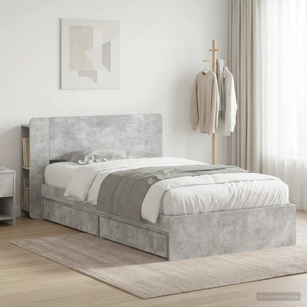 Estrutura de cama com arrumação Branco 75 x 190 cm