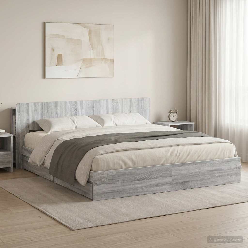 Estrutura de cama com arrumação Branco 75 x 190 cm