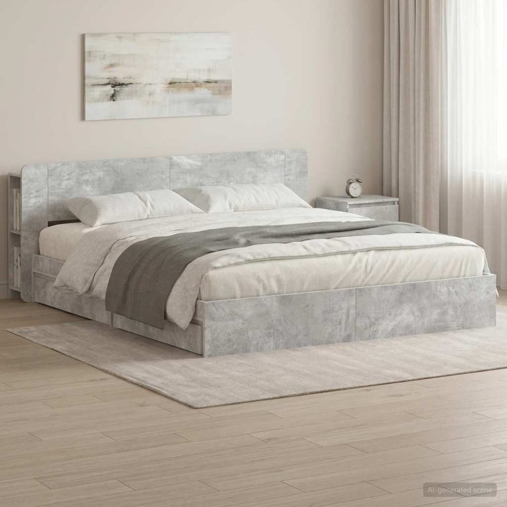 Estrutura de cama com arrumação Branco 75 x 190 cm