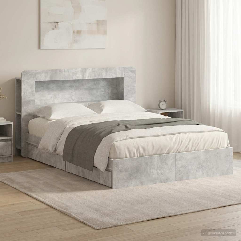 Estrutura de cama com arrumação Branco 75 x 190 cm