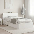 Estructura de cama con almacenamiento Blanco 80 x 200 cm