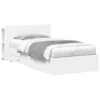 Estructura de cama con almacenamiento Blanco 80 x 200 cm