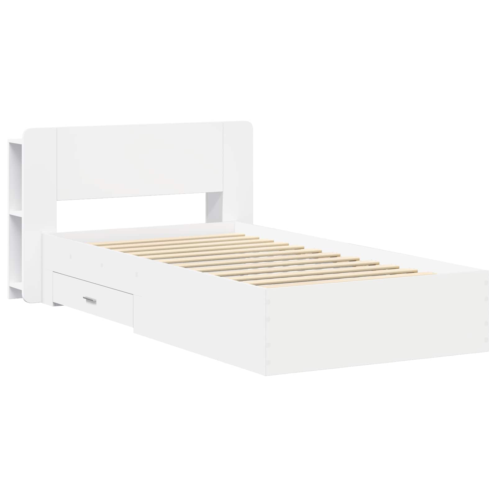 Estructura de cama con almacenamiento Blanco 80 x 200 cm
