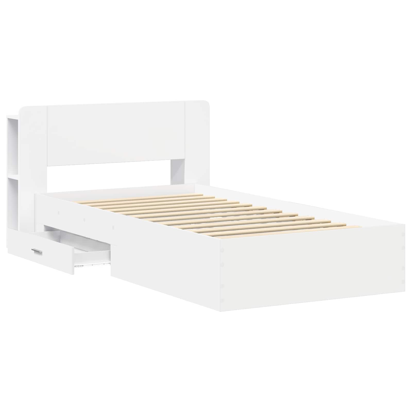 Estructura de cama con almacenamiento Blanco 80 x 200 cm