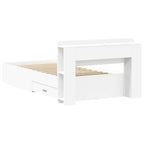 Estructura de cama con almacenamiento Blanco 80 x 200 cm