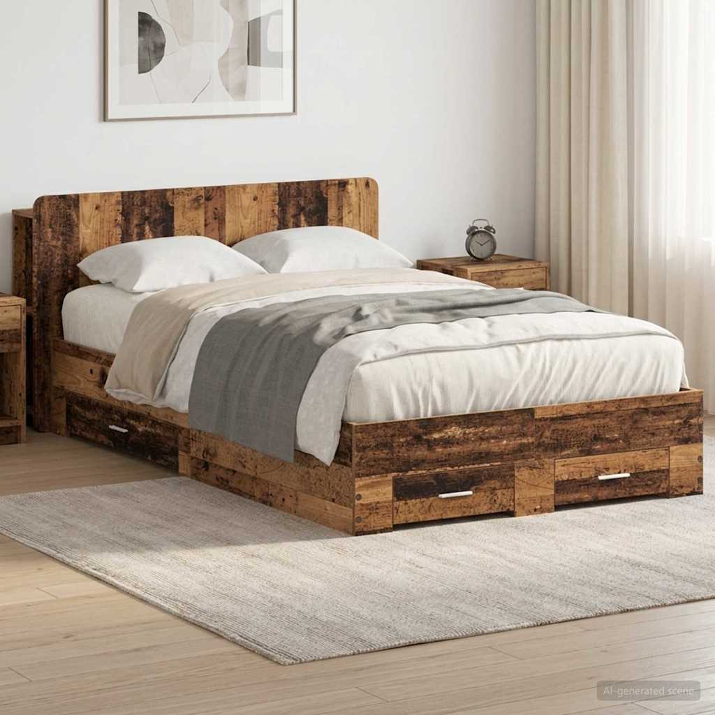 Estrutura de Cama com Arrumação Branco 80 x 200 cm