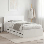 Estructura de cama con almacenamiento Blanco 100 x 200 cm