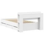 Estructura de cama con almacenamiento Blanco 100 x 200 cm