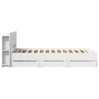 Estructura de cama con almacenamiento Blanco 100 x 200 cm