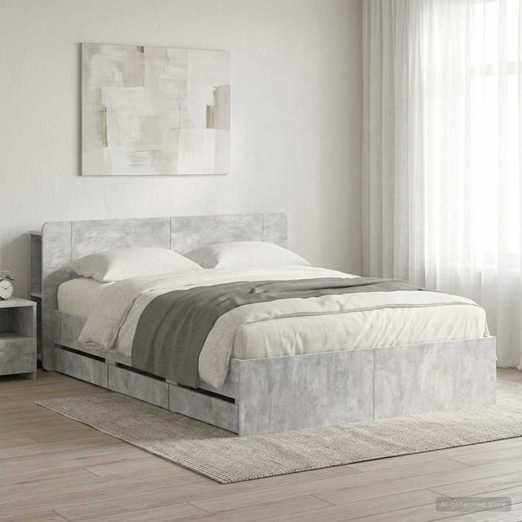Estrutura de cama com arrumação Branco 100 x 200 cm