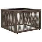 Conjunto de sofás de jardín 12 pcs Gris ratán sintético