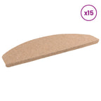 Alfombras autoadhesivas para escaleras 15 pcs Beige