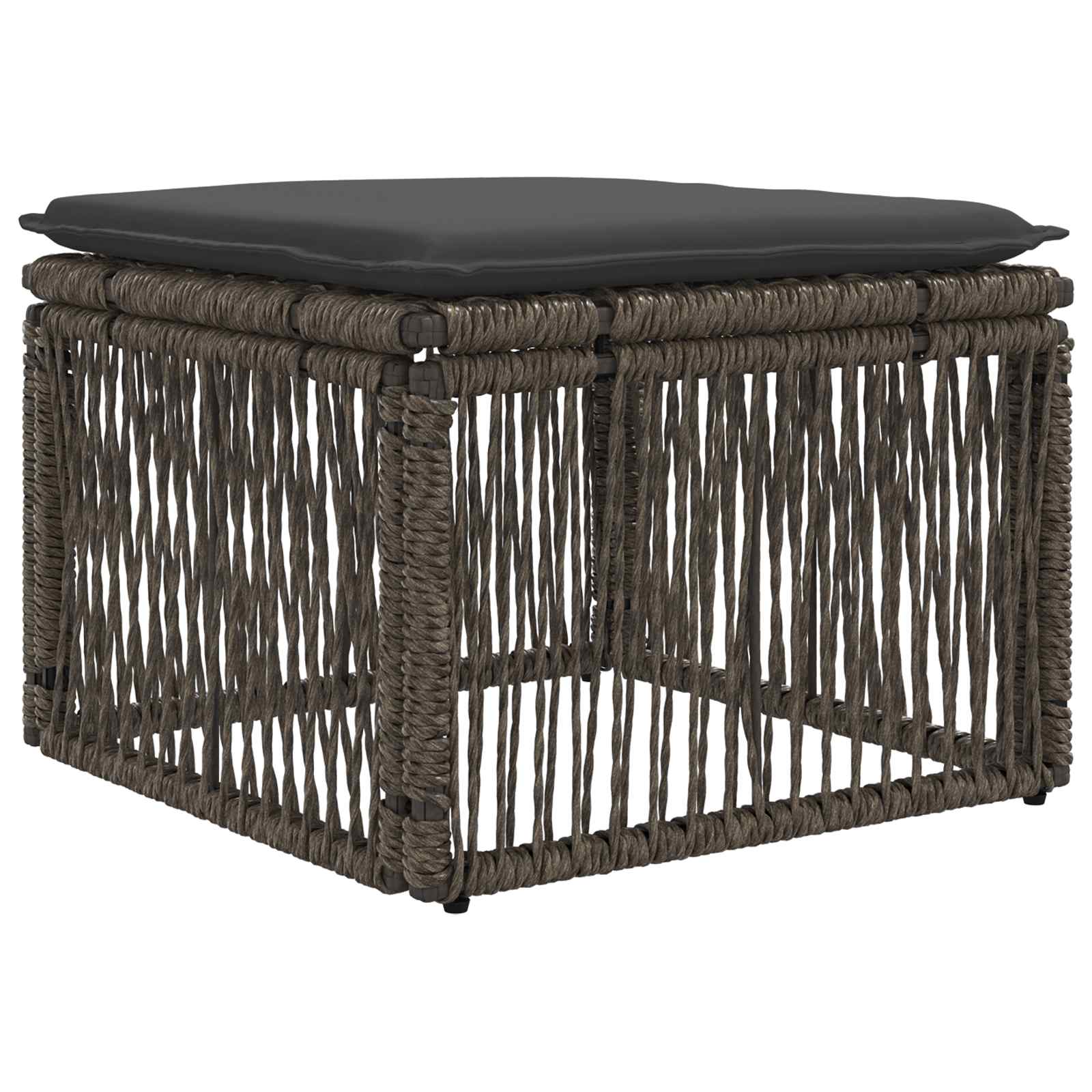 Conjunto de sofás de jardín 13 pcs Gris y Gris Oscuro