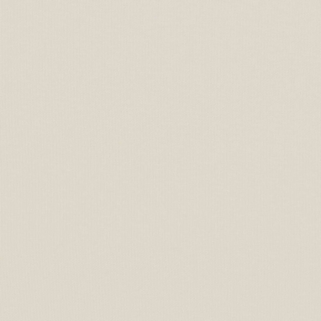 Conjunto de sofás de jardín 6 pcs Beige y blanco crema