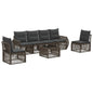7-piece garden sofa set Beige and cream white