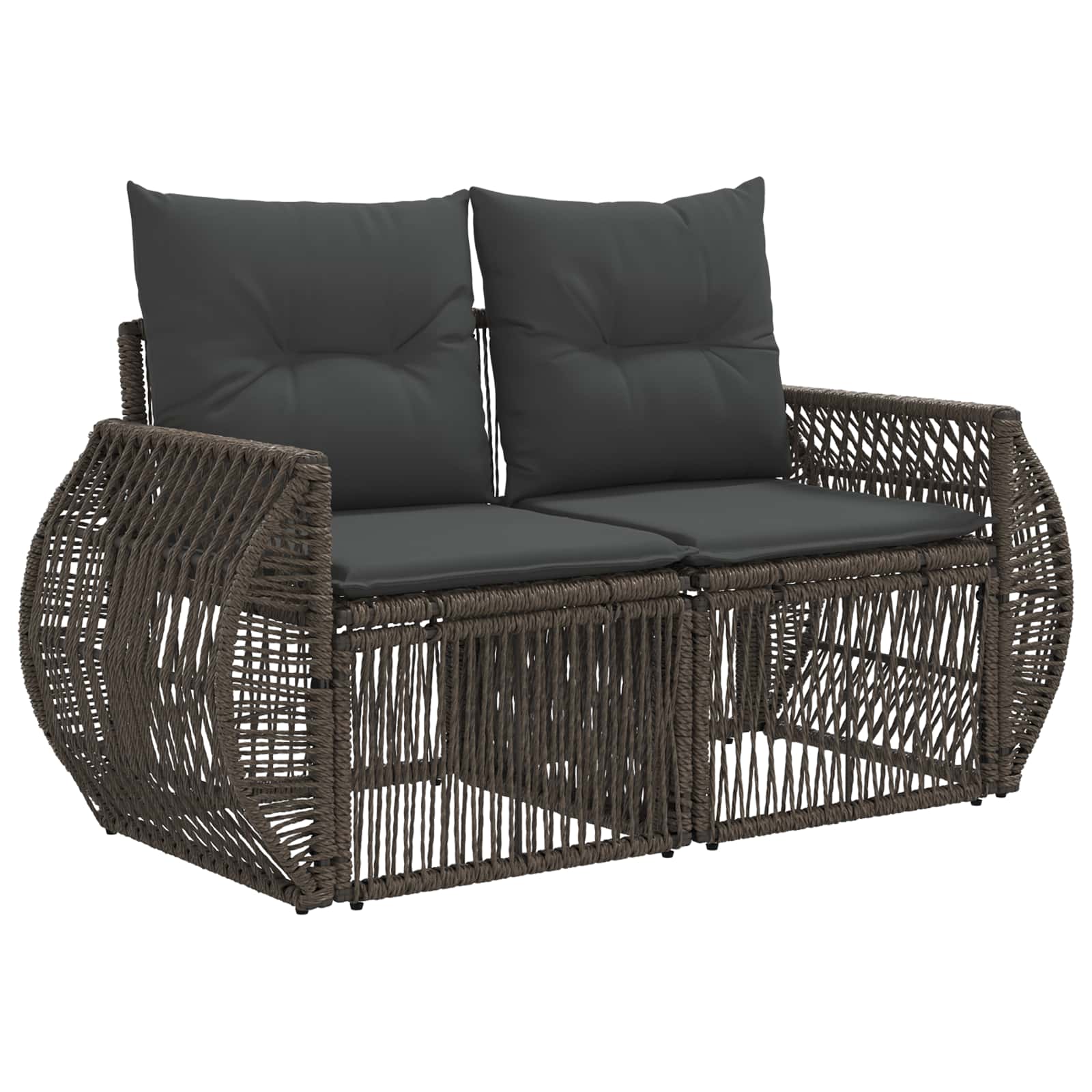 Conjunto de sofás de jardín 10 pcs Gris y Gris Oscuro