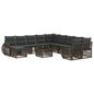 12-piece garden sofa set Beige synthetic rattan