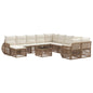 12-piece garden sofa set Beige synthetic rattan