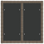 Conjunto de sofás de jardín 8 pcs Gris ratán sintético