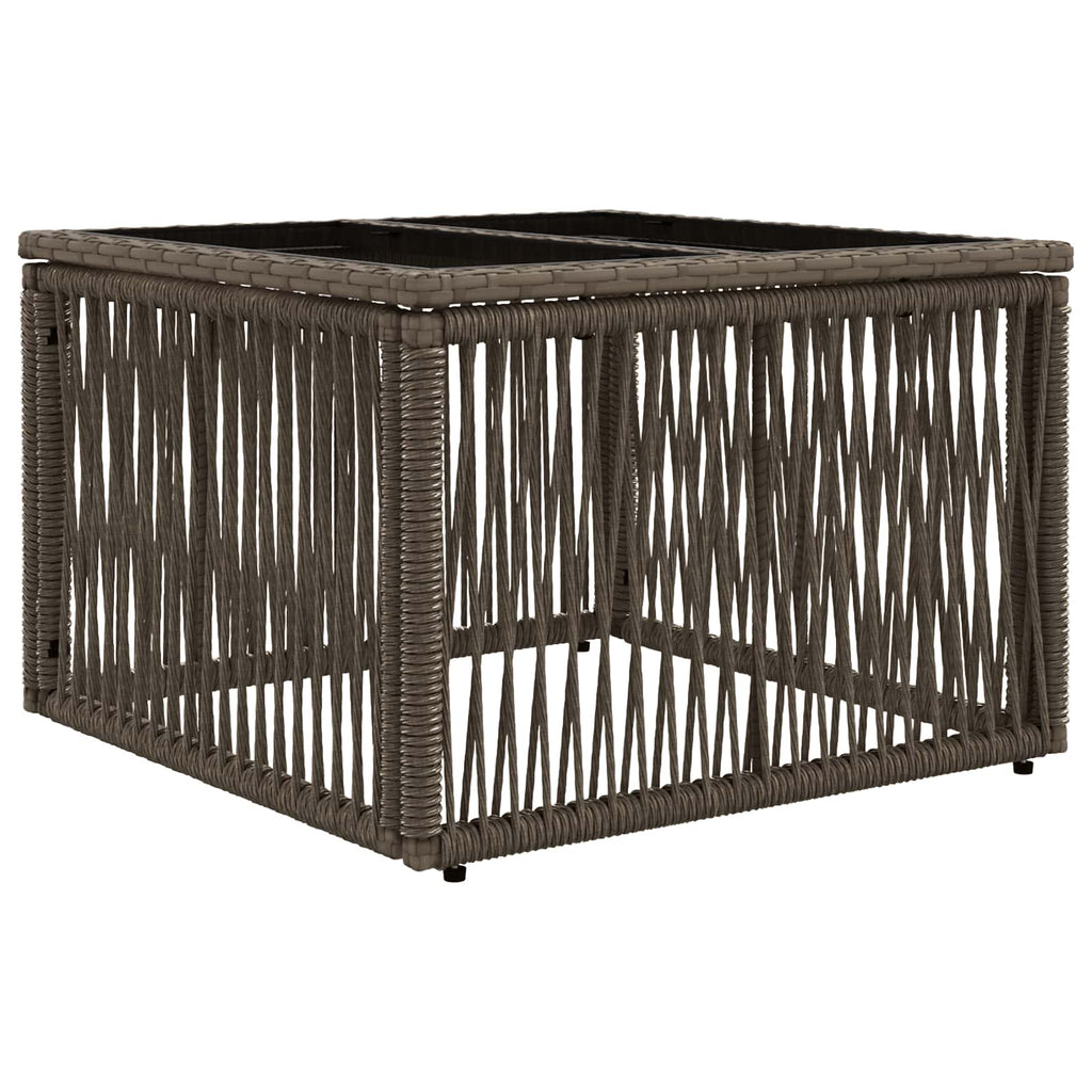 Conjunto de sofás de jardín 12 pcs Gris ratán sintético