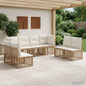 Conjunto de sofás de exterior Natural Poliéster