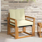 Sofá de exterior Madera maciza de acacia y textileno