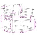 Conjunto de sofás de exterior